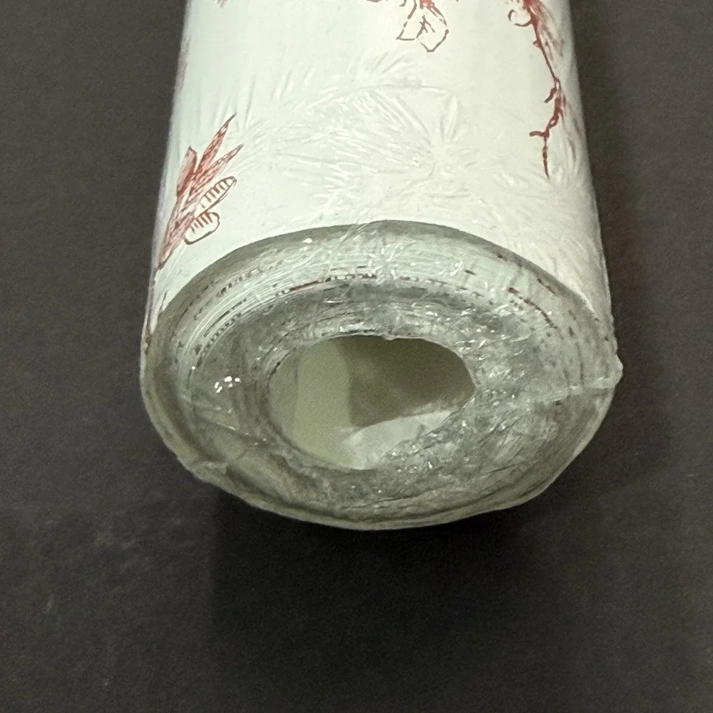 York Wallpaper 1 Roll GR5925 Seasons Toile Red White Vintage Motif Wallcoverings